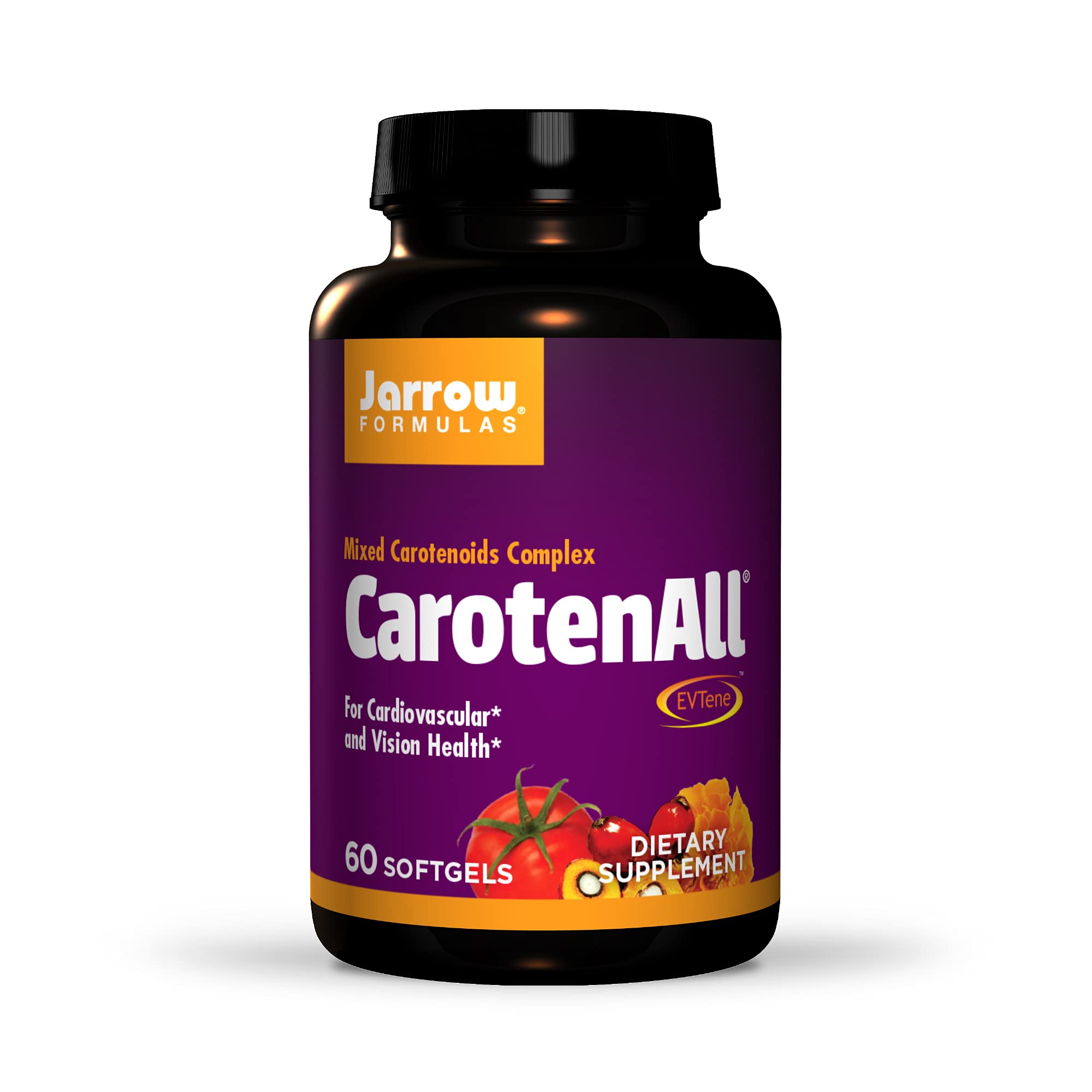 Jarrow Formulas CarotenAll for Cardiovascular and Vision Health, 60 Soft gels