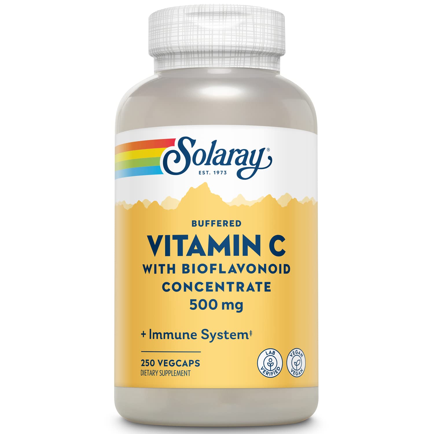 Solaray Vitamin C with Bioflavonoid Complex | Buffered | 500mg