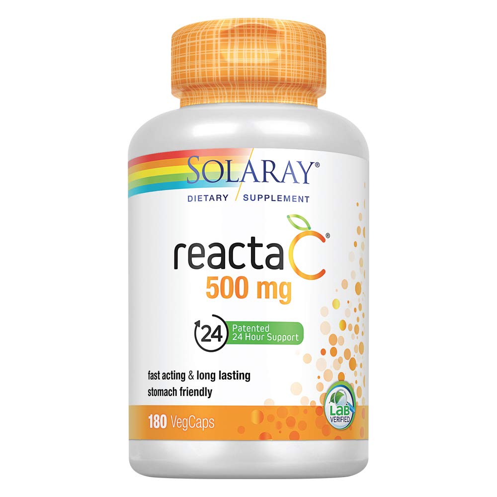 Solaray Reacta-C & Bioflavonoids 180ct VegCap