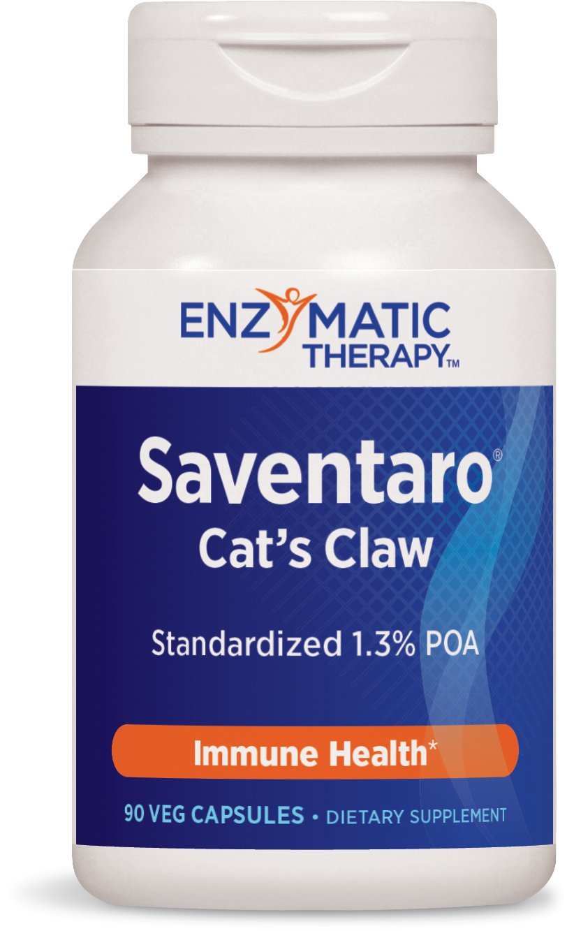 Enzymatic Therapy Saventaro Cat's Claw Standardized 1.3% POA, 90 Capsules