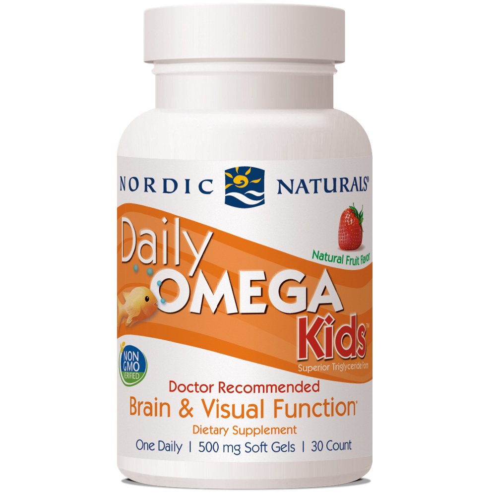 Nordic Naturals - Daily Omega Kids, Healthy Heart Support, 30 Soft Gels