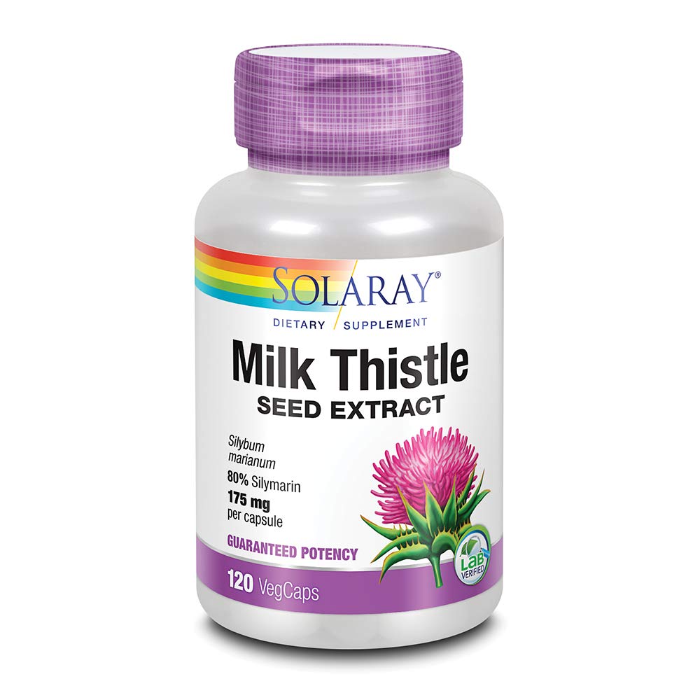 Solaray Milk Thistle Seed Extract 120ct VegCap