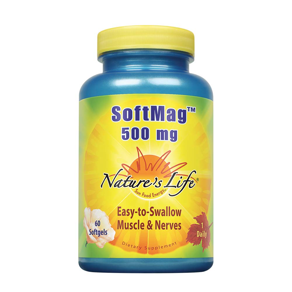 Nature's Life Mag Softgels, Soft, 500 Mg, 60 Count