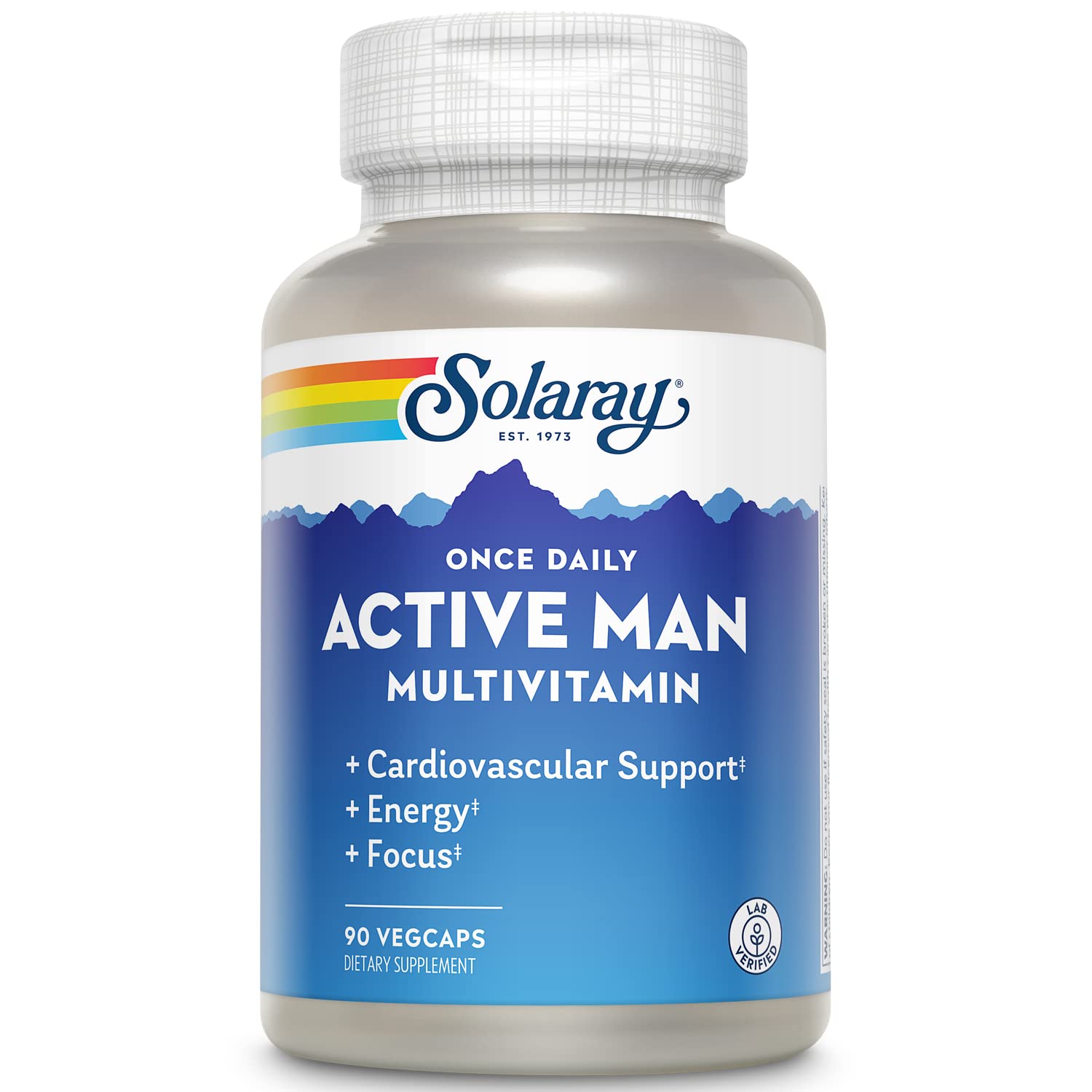 Solaray Once Daily Active Man Multi-Vitamin 90ct Capsule