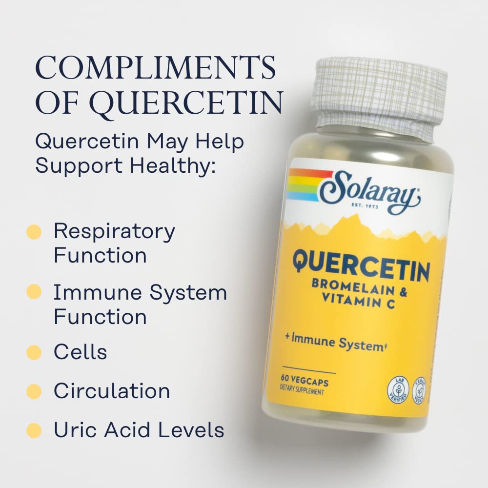 Solaray QBCPlex Quercetin & Bromelain plus Vitamin C 60ct VegCap