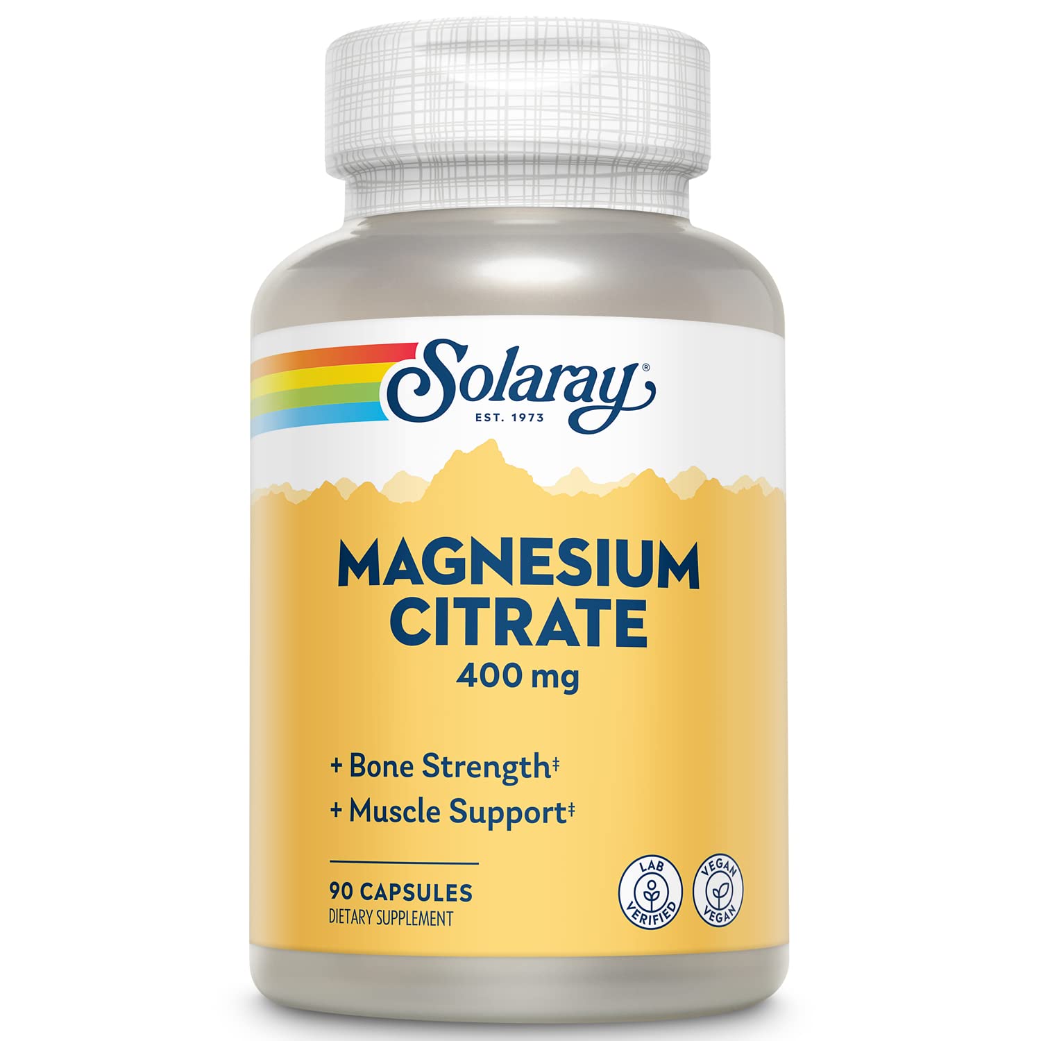 Solaray Magnesium Citrate 90ct VegCap