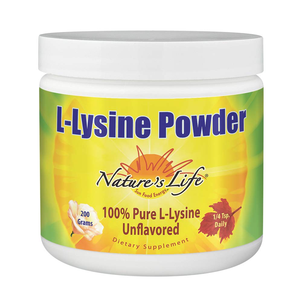 Nature's Life L-Lysine Powder 200 Gm