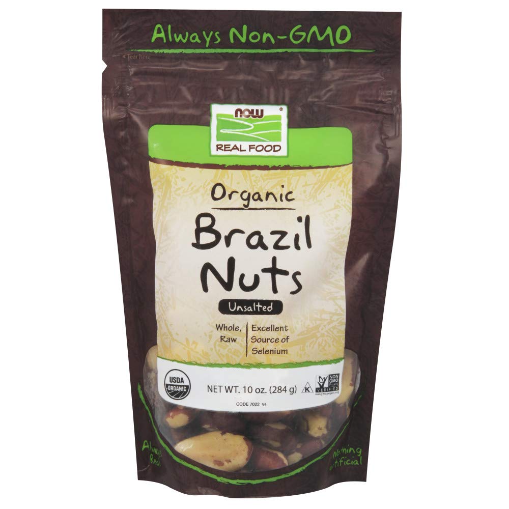 Organic Brazil Nuts, Raw 10 Oz.
