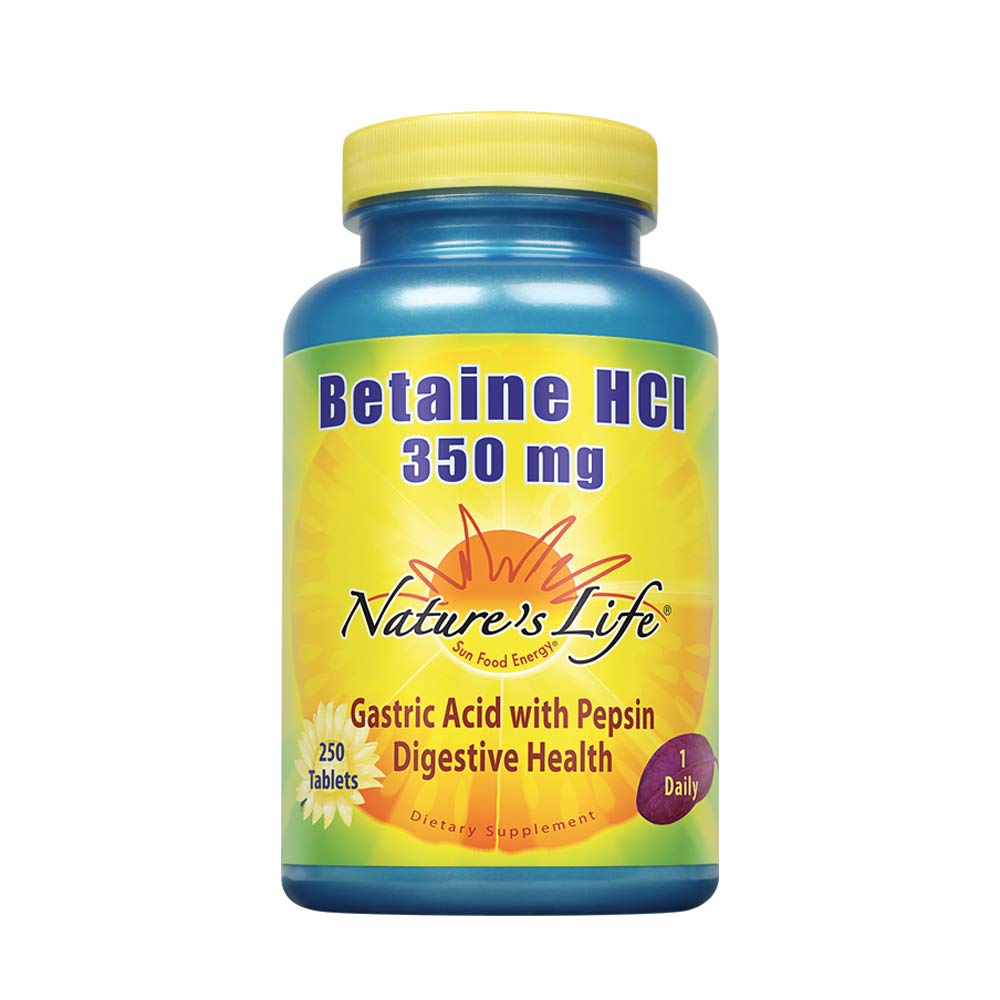 NaturesLife BetaineHCI 250ct Tablet