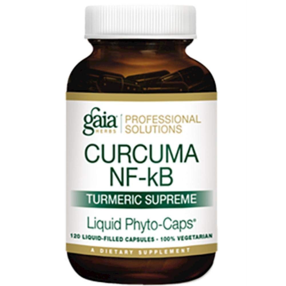 Gaia Herbs Professional Solutions Curcuma NF-kb Turmeric Supreme - Tumeric Curcumin Supplement - Turmeric Capsules - Curcumin Supplements - Anti Inflammatory Supplement - 120 lvcaps