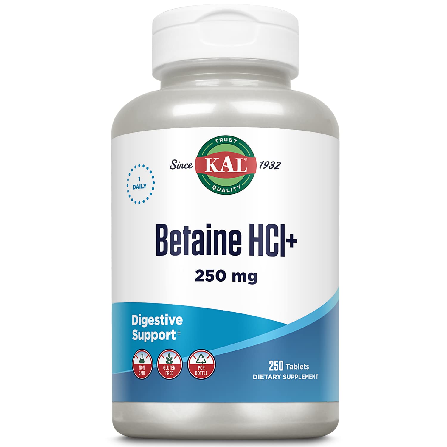 KAL BetaineHCl 250ct Tablet