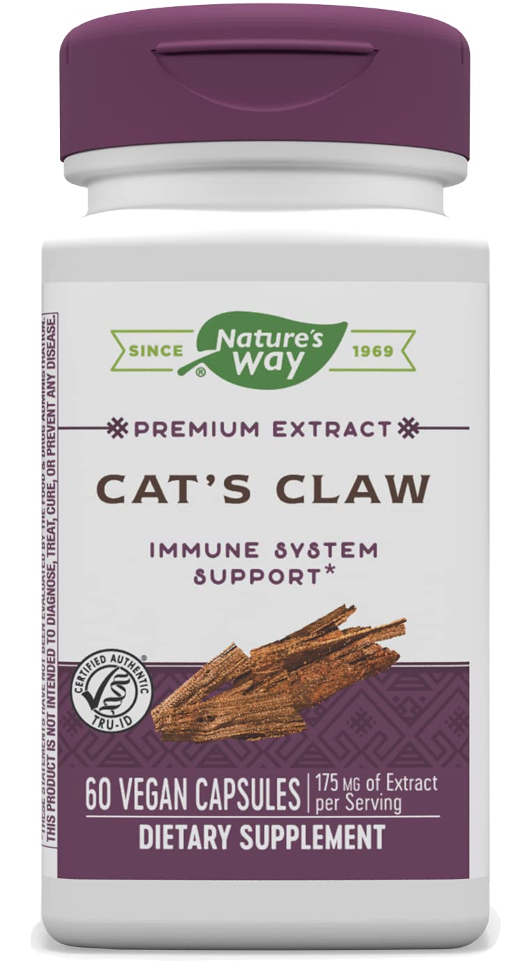 Nature's Way Standardized Cat's Claw Extract, 175 mg per serving, 60 Capsules