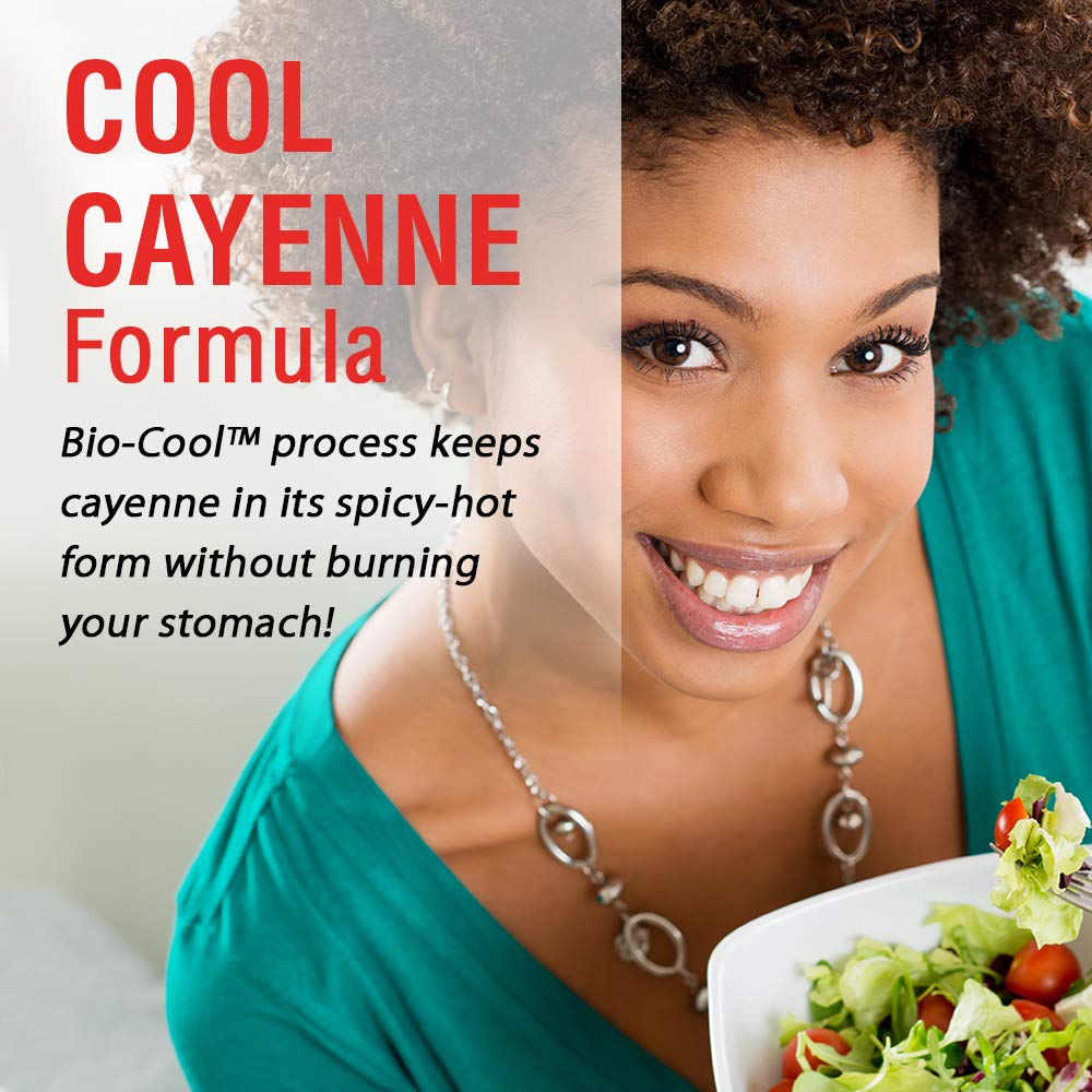 Solaray Cool Cayenne Pepper 40,000HU 180ct VegCap