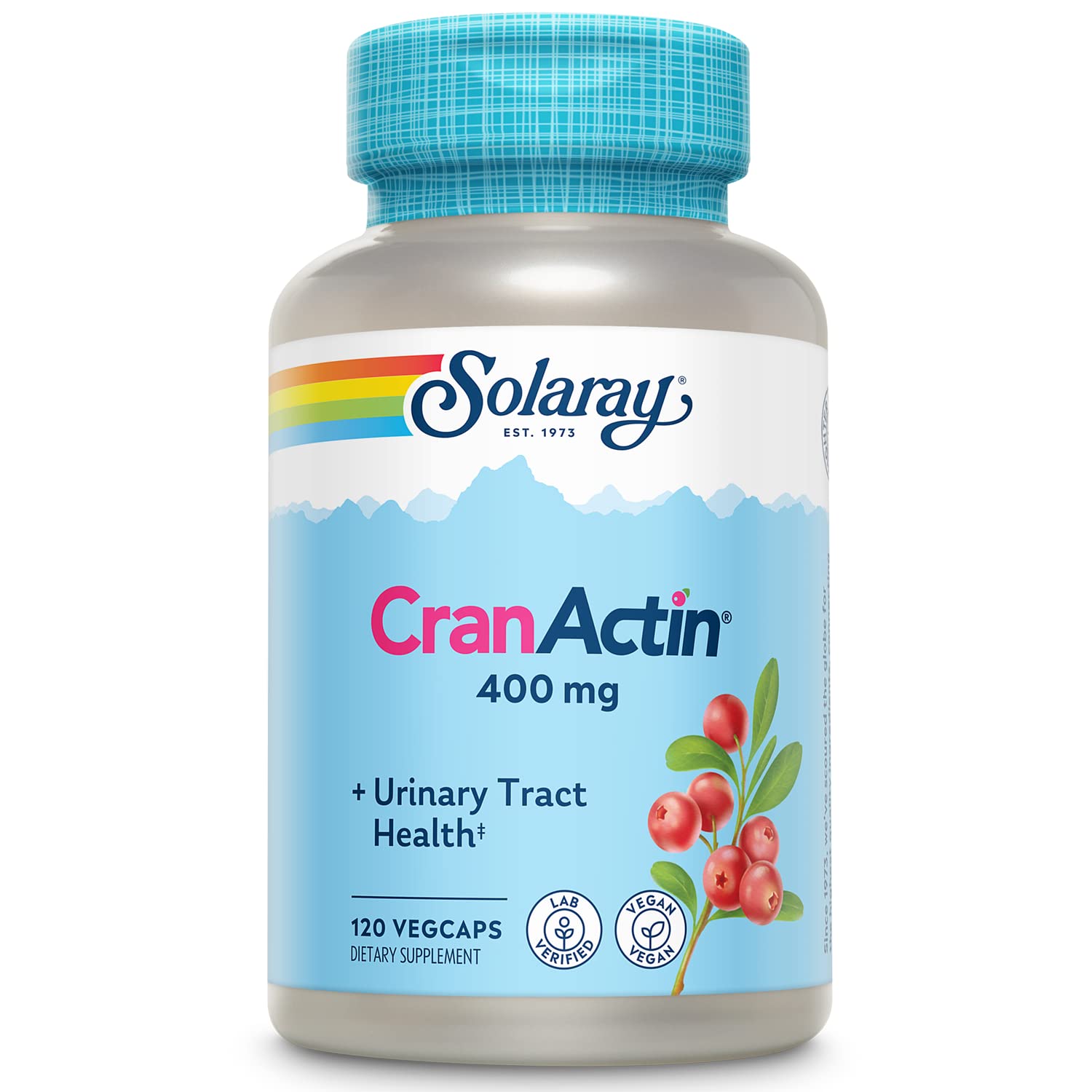 Solaray Cran Actin Cranberry Extract Formula 120ct VegCap