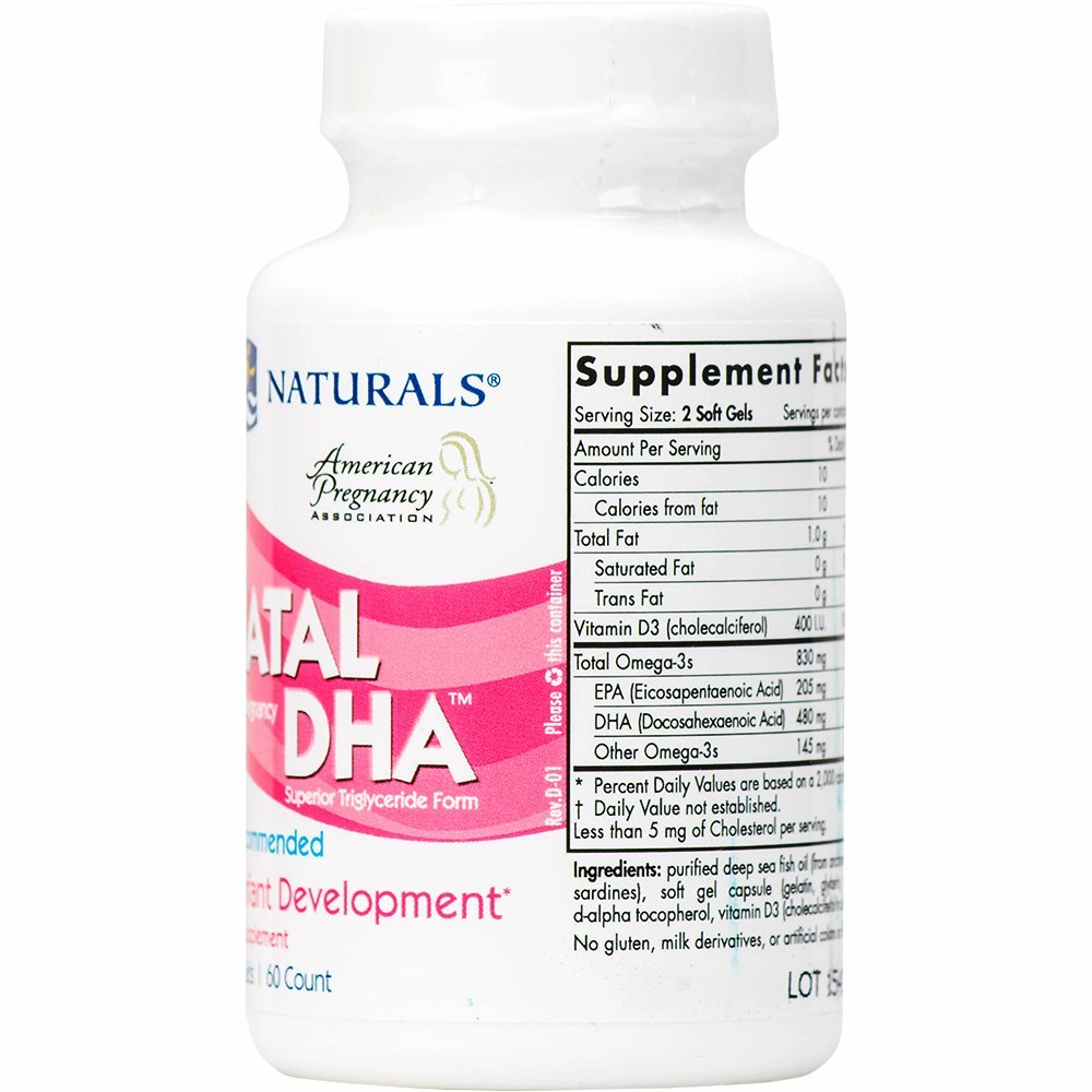 Nordic Naturals - Daily Prenatal DHA, Healthy Mood and Infant Development Support, 60 Soft Gels