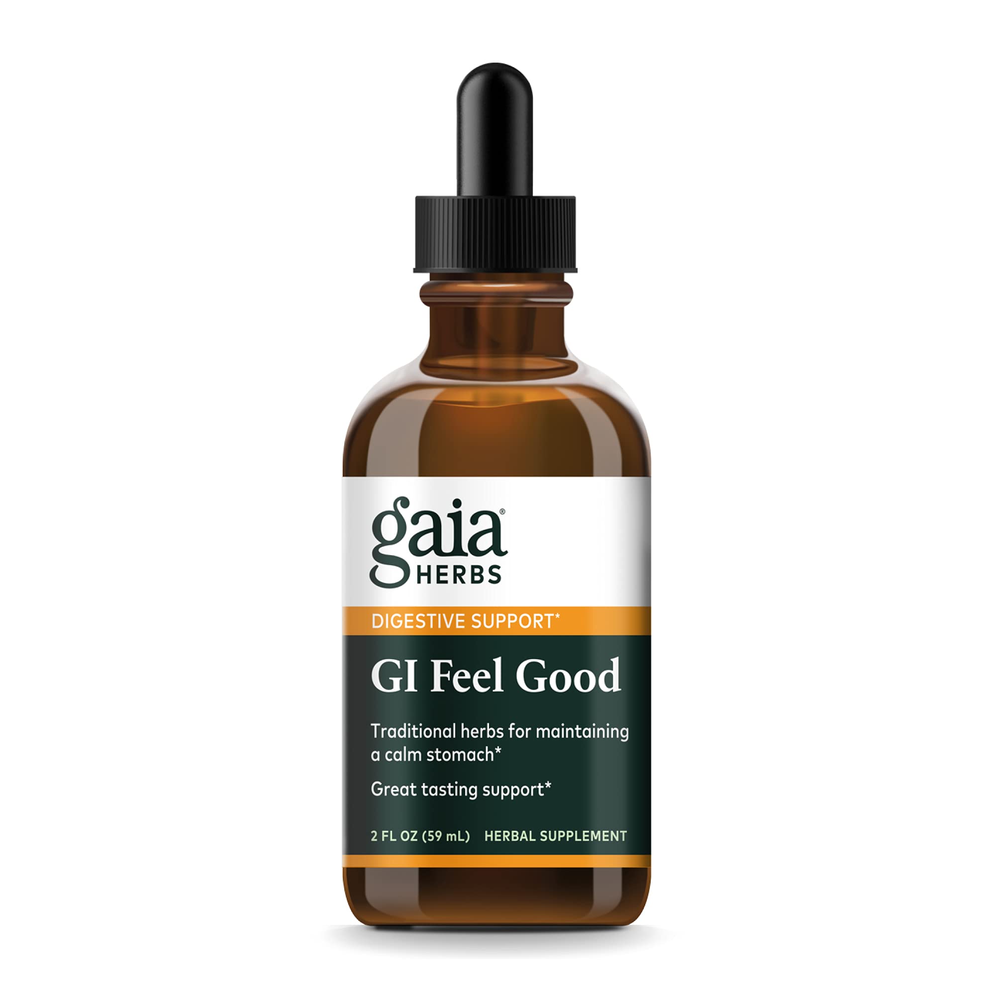 Gaia Herbs Gi Feel Good, 2-Ounce