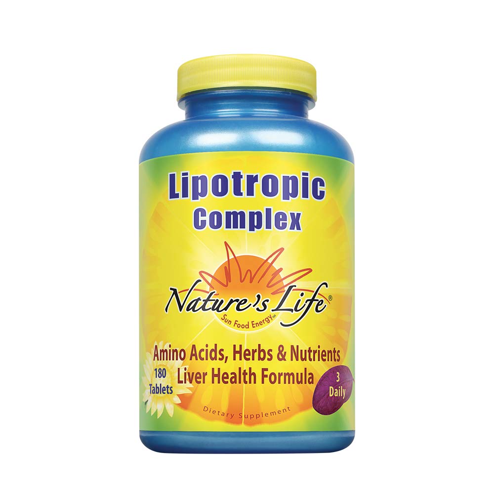 Nature's Life Lipotropic Complex Tablets, 180 Count