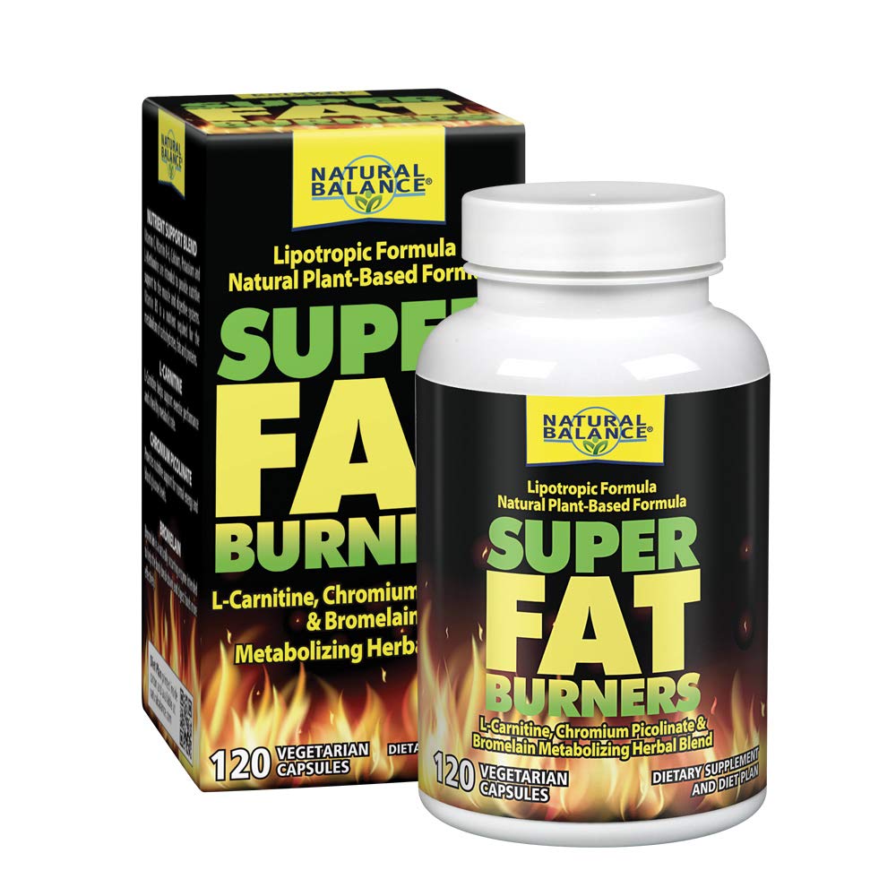 NaturalBalance FatBurners,Super 120ct VegCap