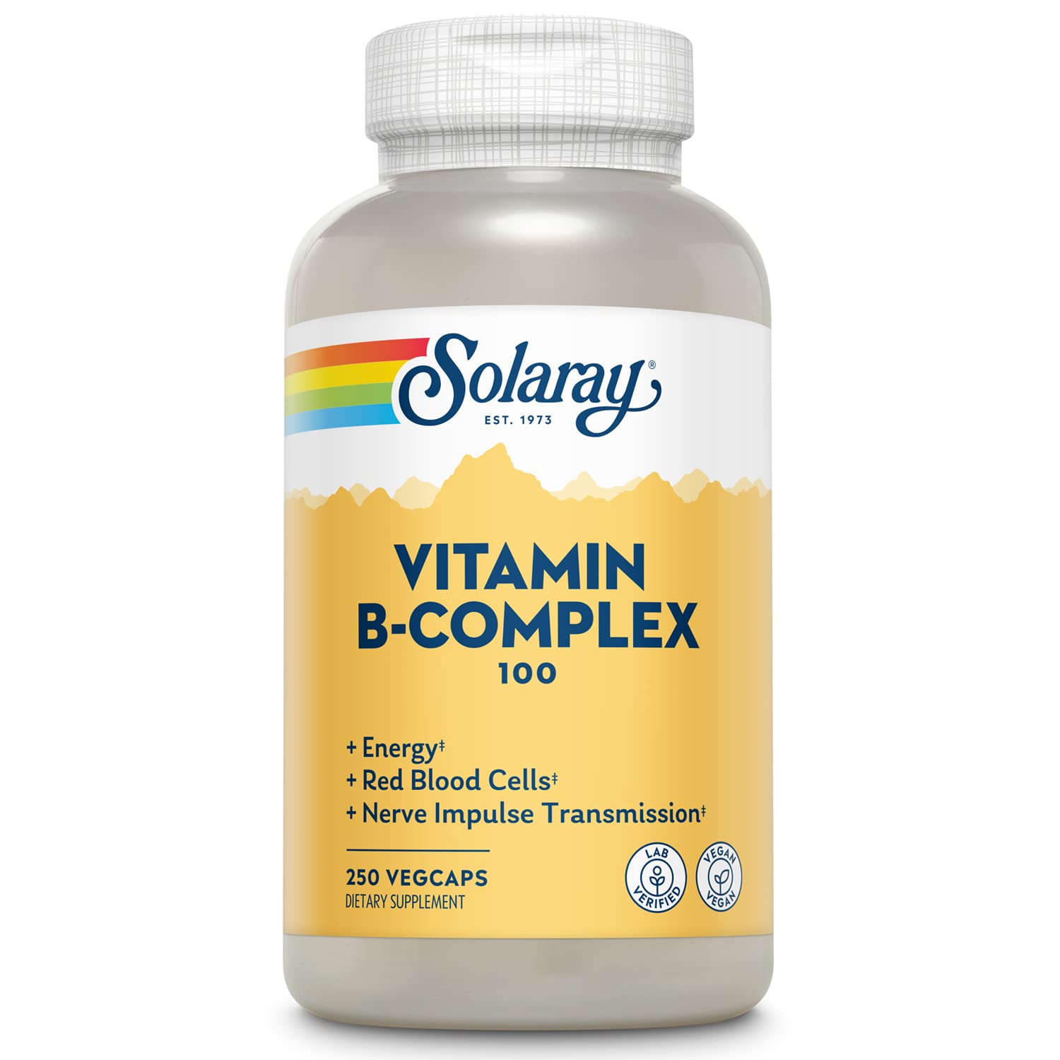 Solaray Vitamin B-Complex 100 250ct VegCap