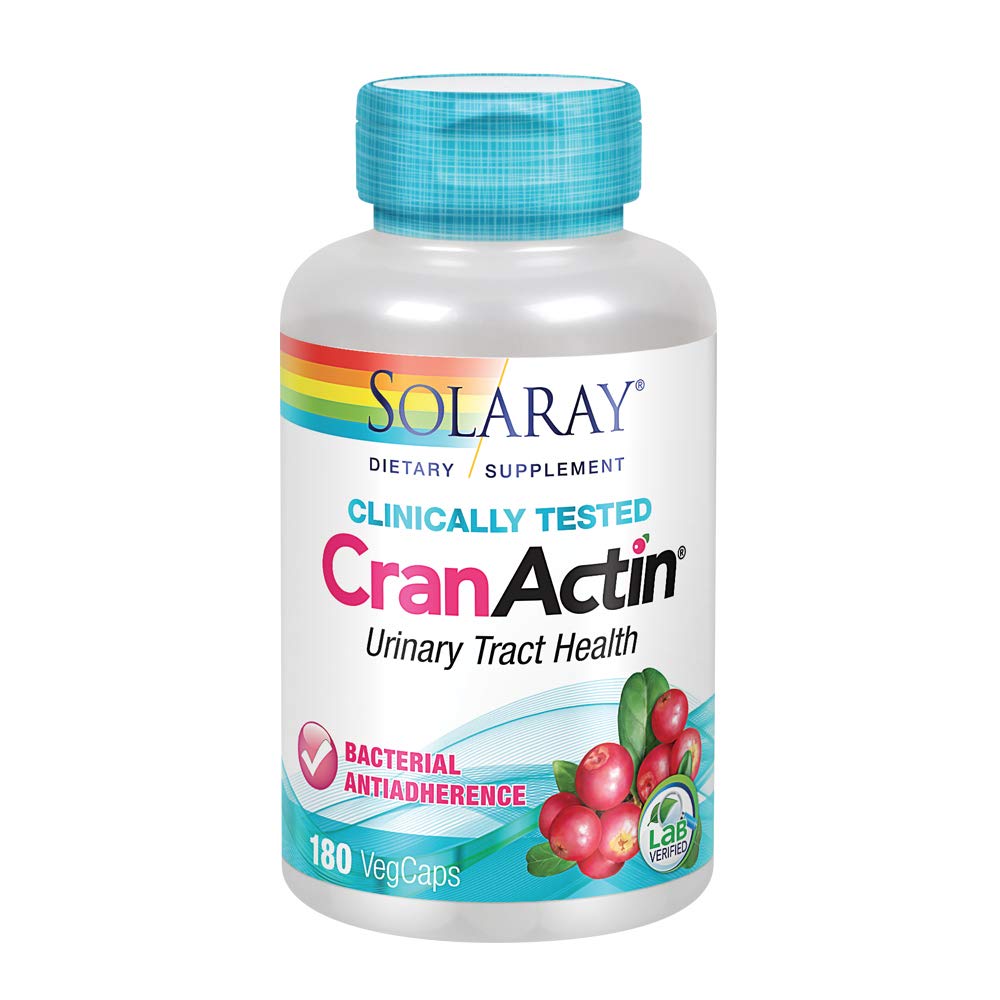Solaray Cran Actin Cranberry Extract Formula 180ct VegCap