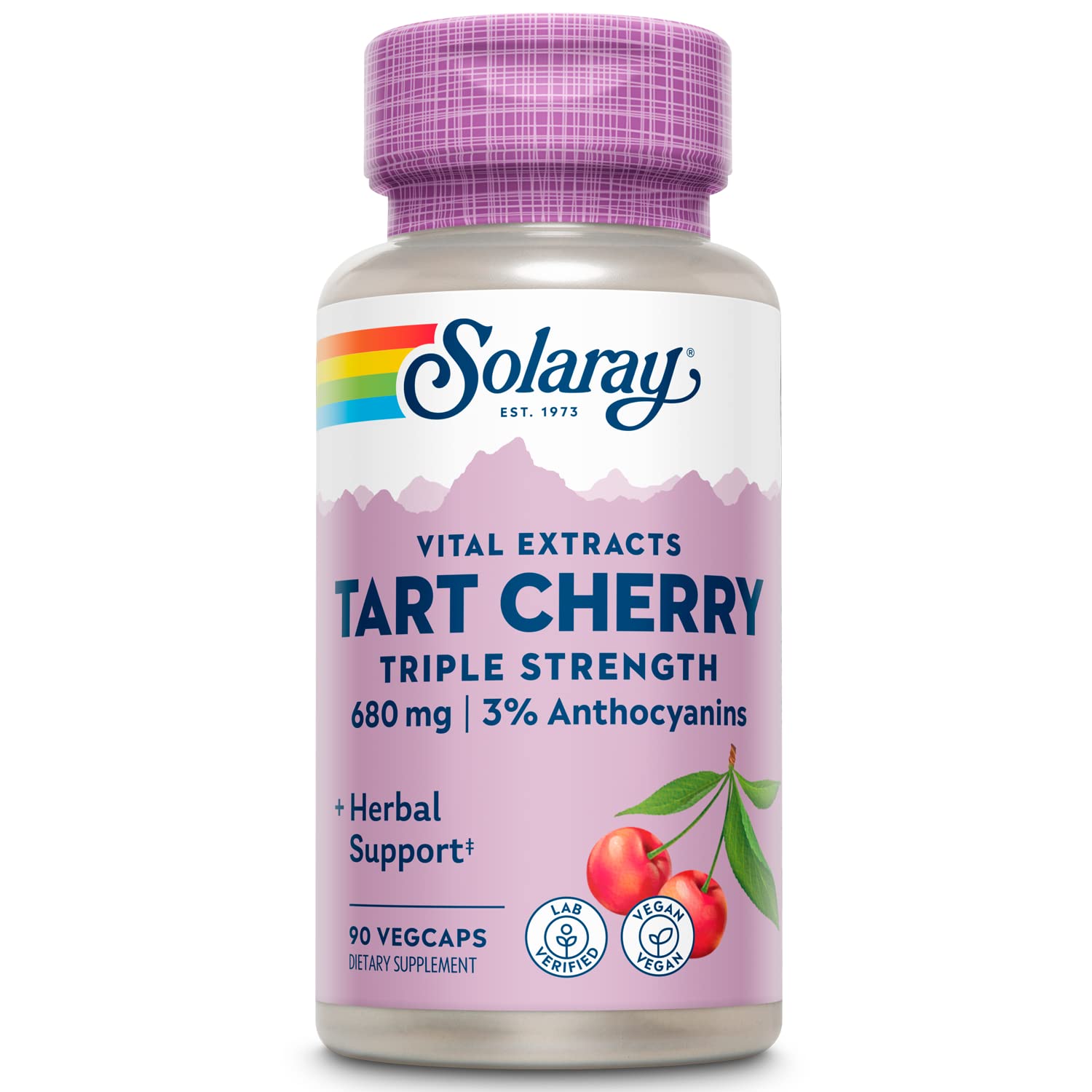 Solaray Triple Strength Tart Cherry Fruit Extract 90ct VegCap