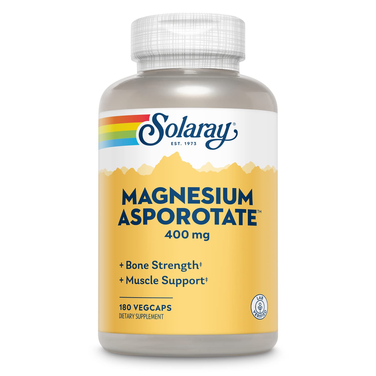 Solaray - Magnesium Asporotate 180 Veg Caps
