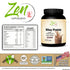 Zen Supplements - Organic Grass Fed Whey Protein 19g Per Serving Keto Friendly - Chocolate 32 Oz-Powder