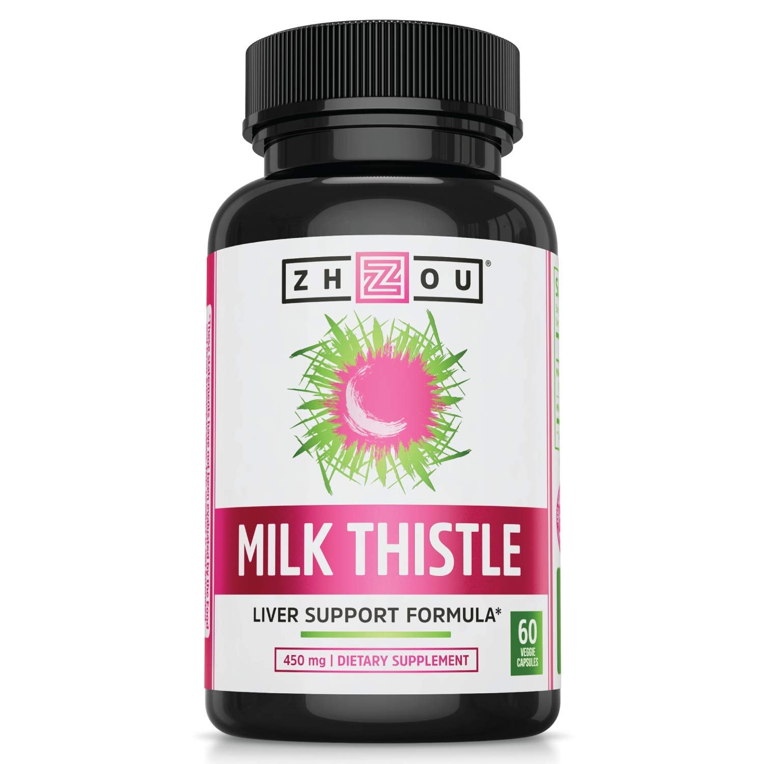 Milk Thistle Standardized Silymarin Extract for Maximum Liver Support - Detox, Cleanse & Maintain - Extract & Seed Complex - 60 Tablets