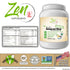 Zen Supplements - Organic Plant Based Protein Balanced Meal, Vanilla Flavored - with 22g Protein, Plus Vitamins & Nutrients - Certified Non-GMO, Gluten Free and Vegan-Friendly Organic Vanilla Protein 14.8 Oz-Powder