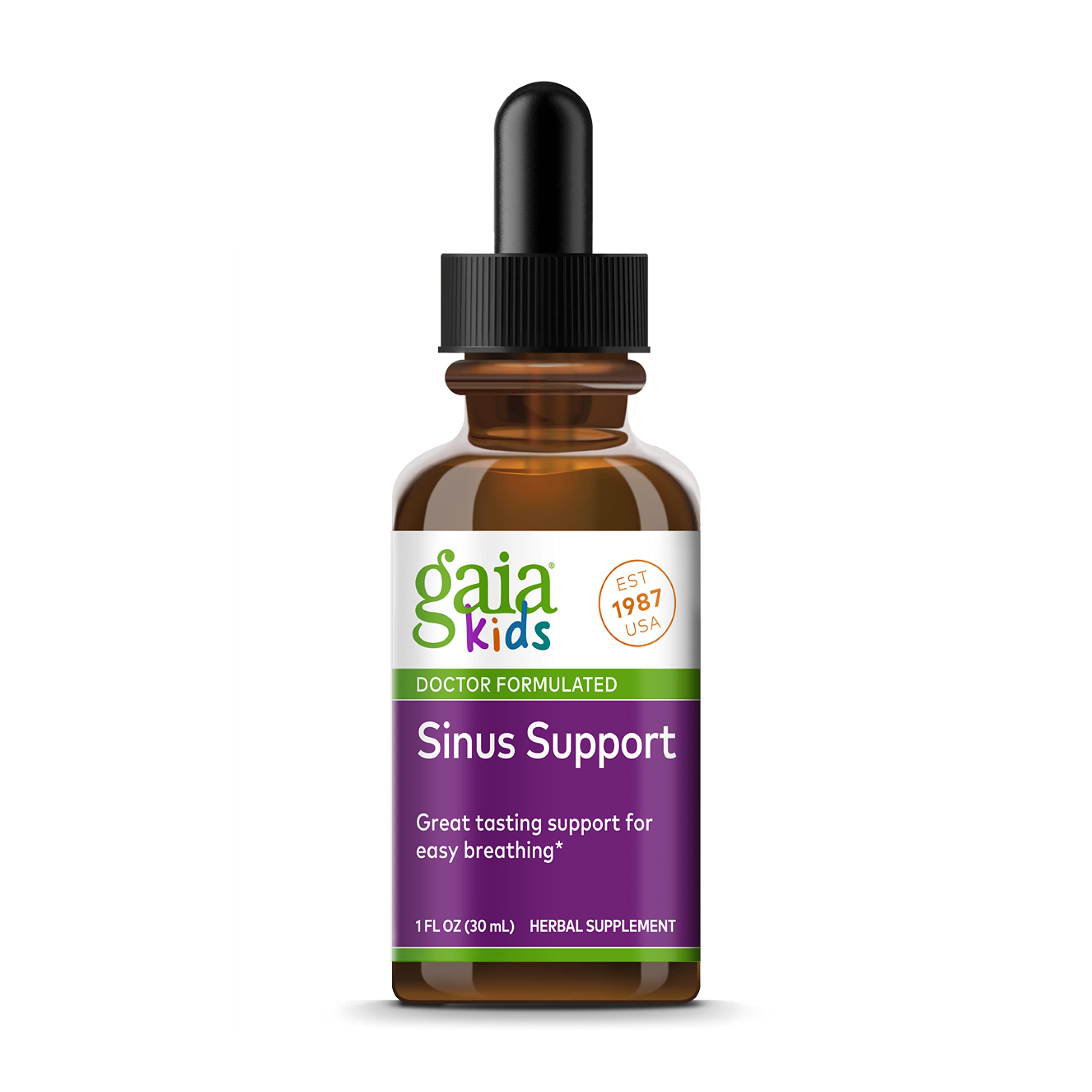 GaiaKids Sniffle Support Herbal Drops 1 oz