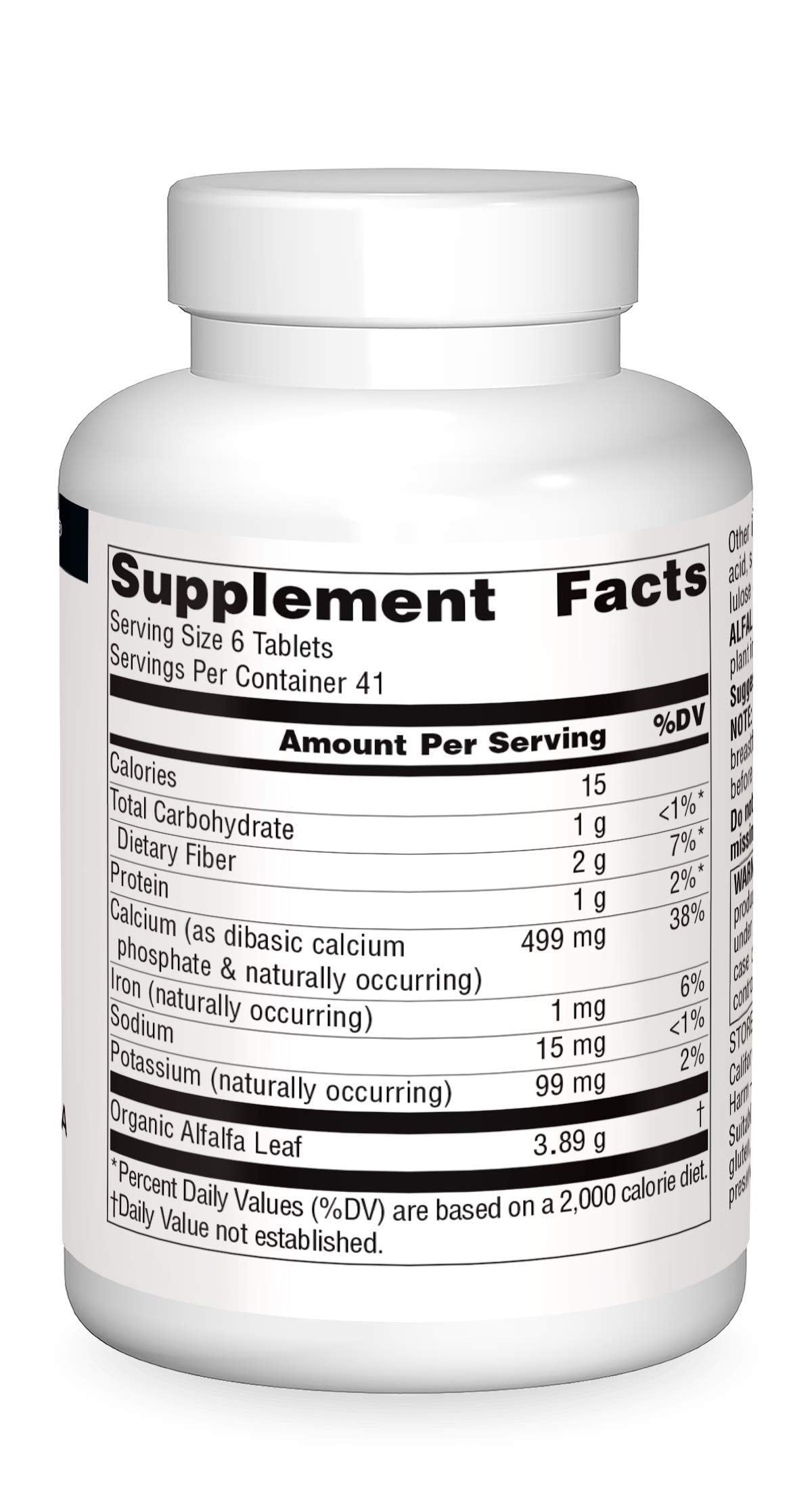 Alfalfa 648 mg 250 tablet