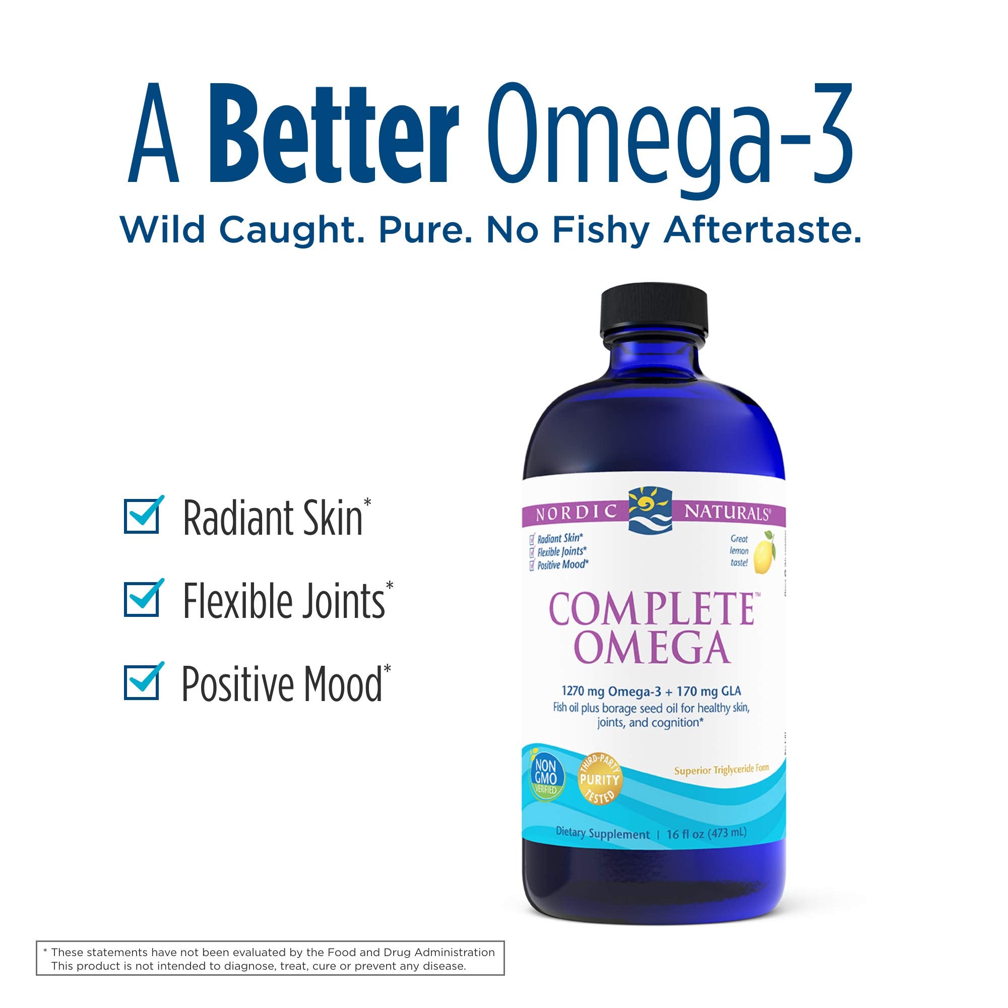 Nordic Naturals Complete Omega - Supports Healthy Skin, Joints, and Cognition, 16 Liquid Ounces