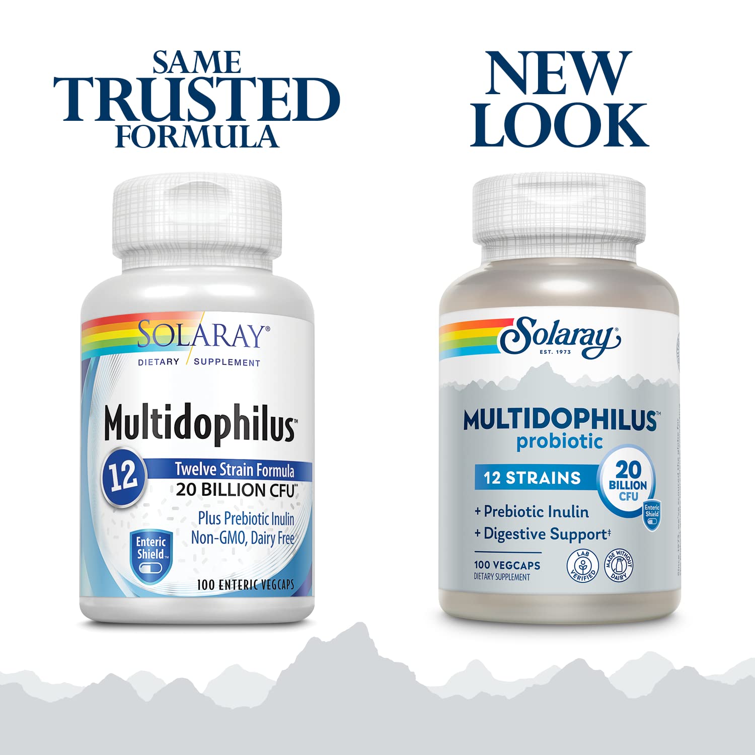 Solaray Multidophilus 12 Strain Probiotic 20 Billion CFU 100ct VegCap