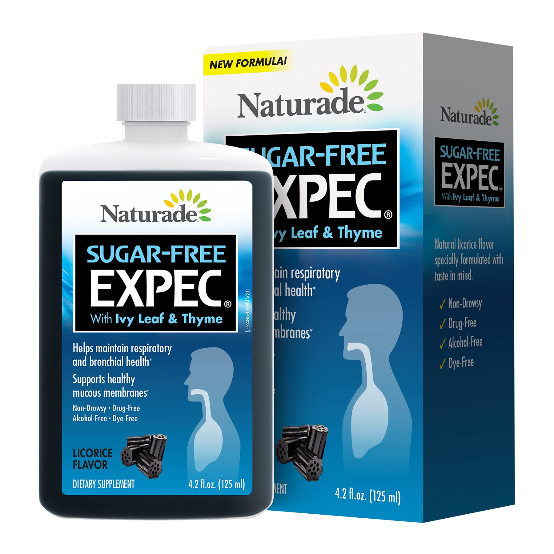 Naturade Herbal Expectorant (EXPEC) Sugar-Free – 4.2 fl oz