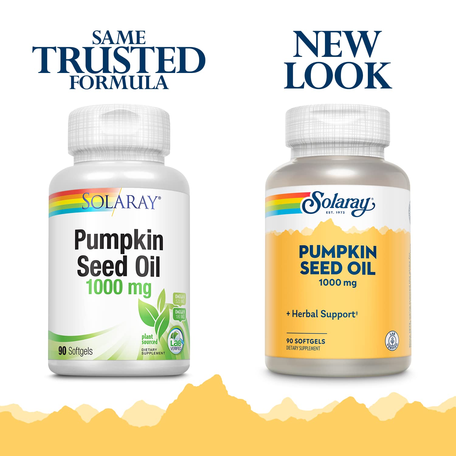 Solaray Pumpkin Seed Oil, 1000 mg, 90 Count