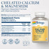 Solaray Calcium & Magnesium Citrate with Vitamins D-3 & K-2 2:1 Ratio 180ct Capsule