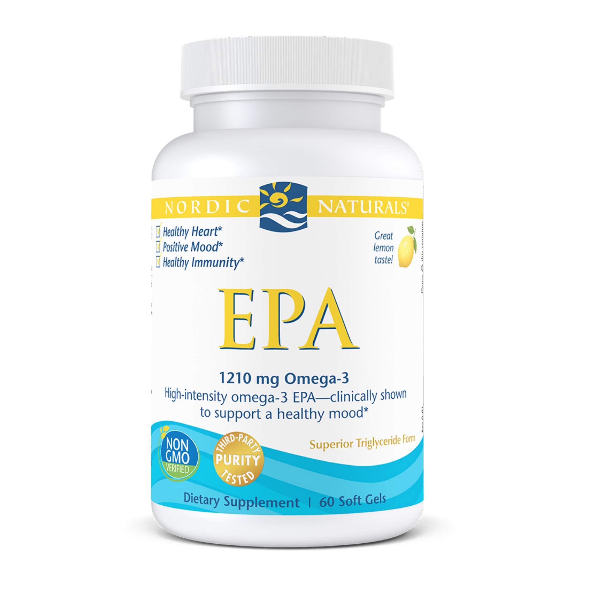 Nordic Naturals - EPA, Clinically Shown to Support a Healthy Mood, 60 Soft Gels