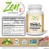 Zen Supplements - Vitamin E-1000 870mg 1000IU with Mixed Tocopherols - Supports Overall Wellness & Immune Function, Promotes Beautiful Hair & Skin 100-Softgel