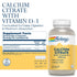 Solaray Calcium Citrate with Vitamin D-3 240ct Capsule