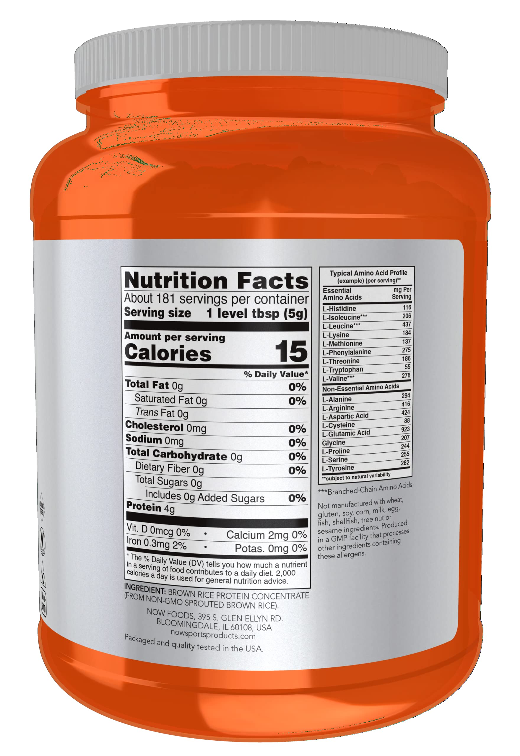 Sprouted Brown Rice Protein 2 Lbs