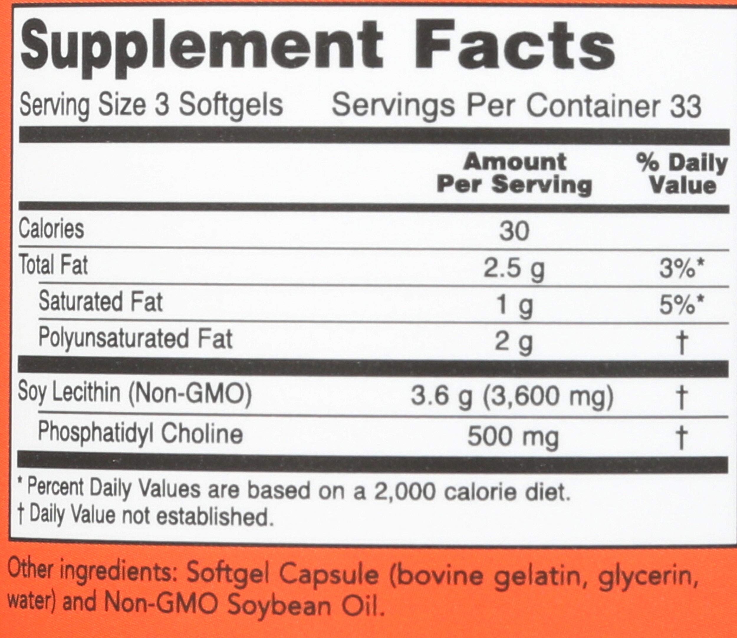 Lecithin 1200Mg 100 Sgels