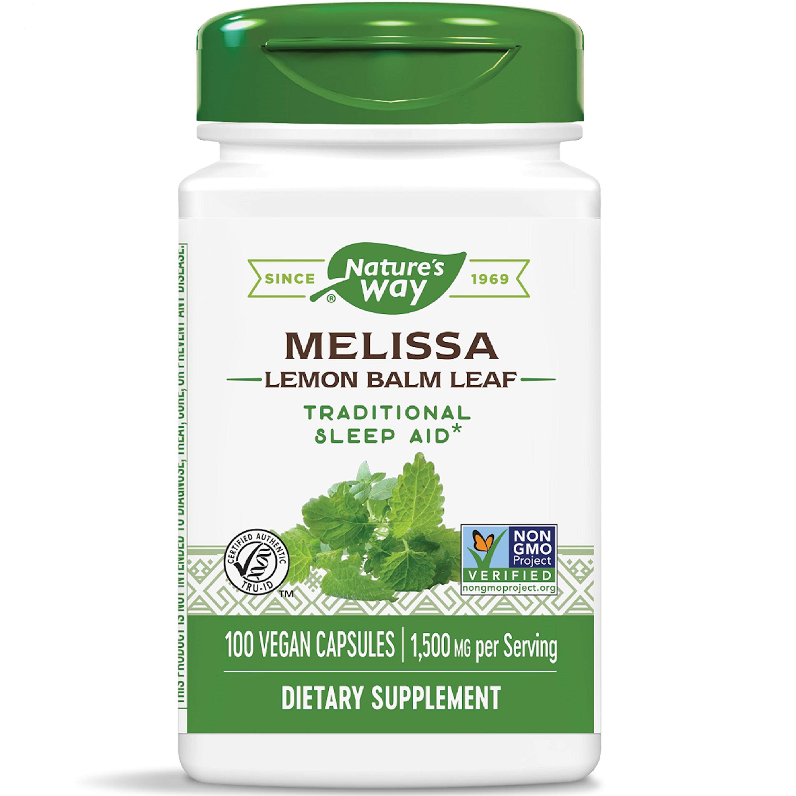 Nature's Way Melissa/Lemon Balm 100 Capsule
