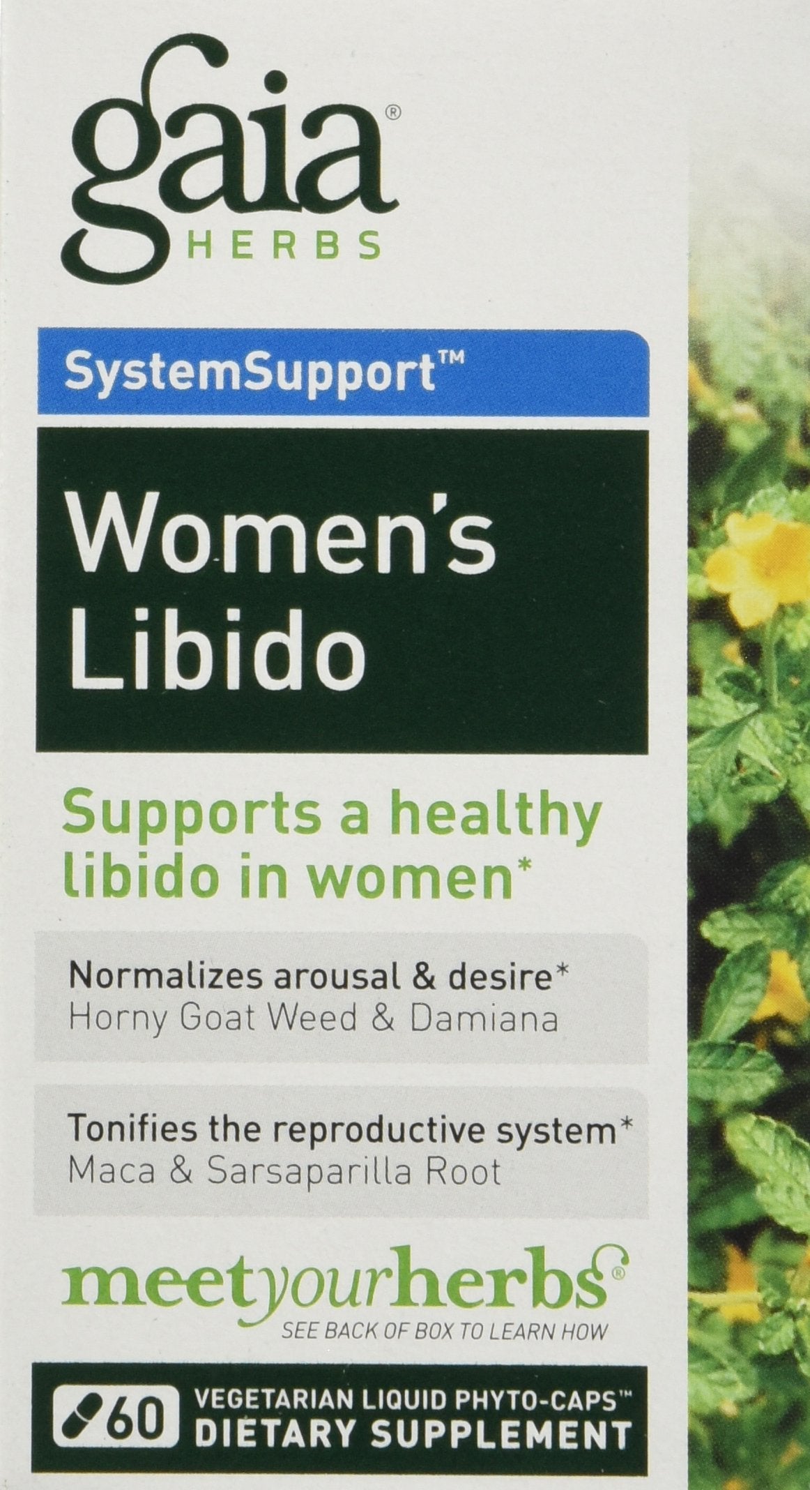 Gaia Herbs Women's Libido, 60 Vegan Liquid Phyto-Caps