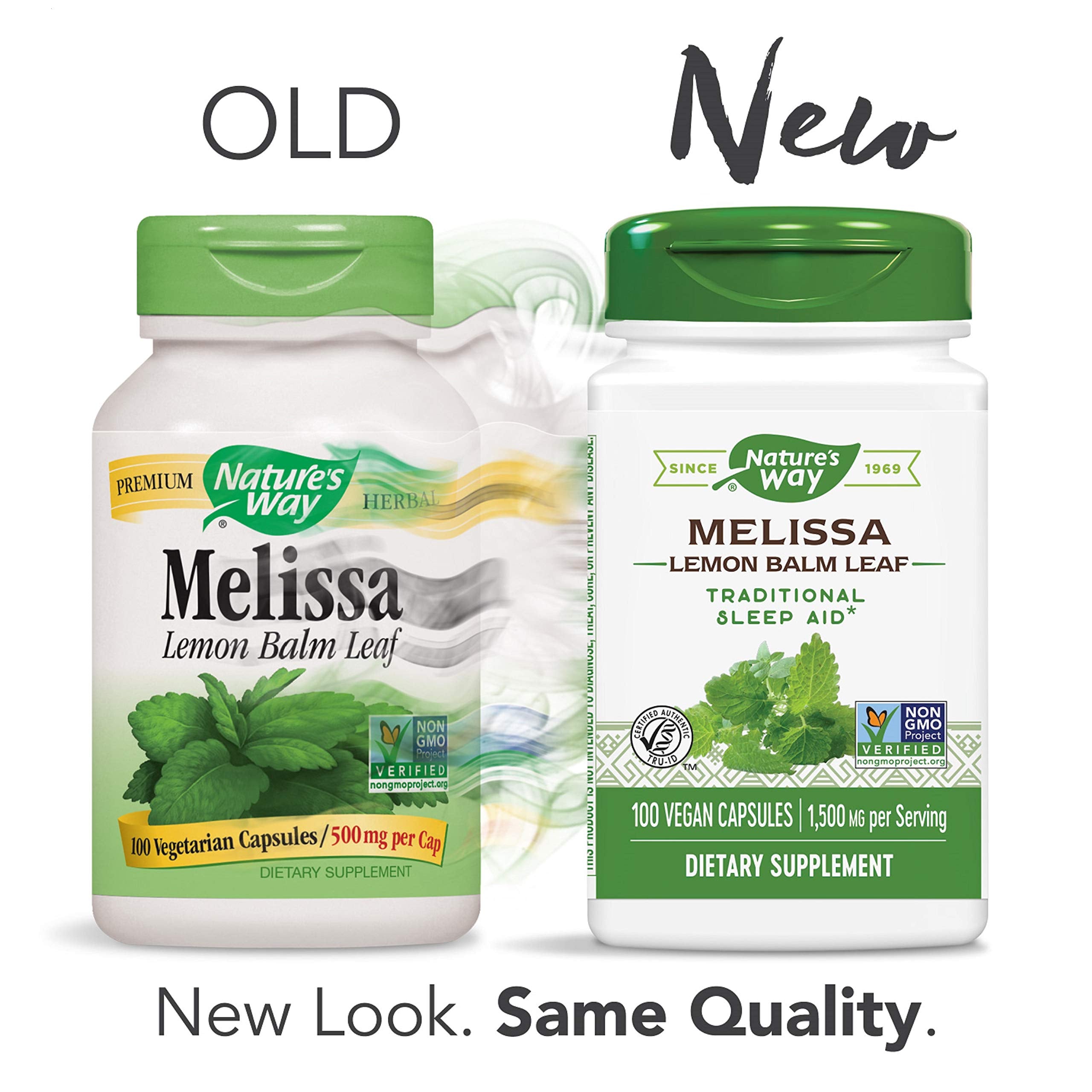 Nature's Way Melissa/Lemon Balm 100 Capsule