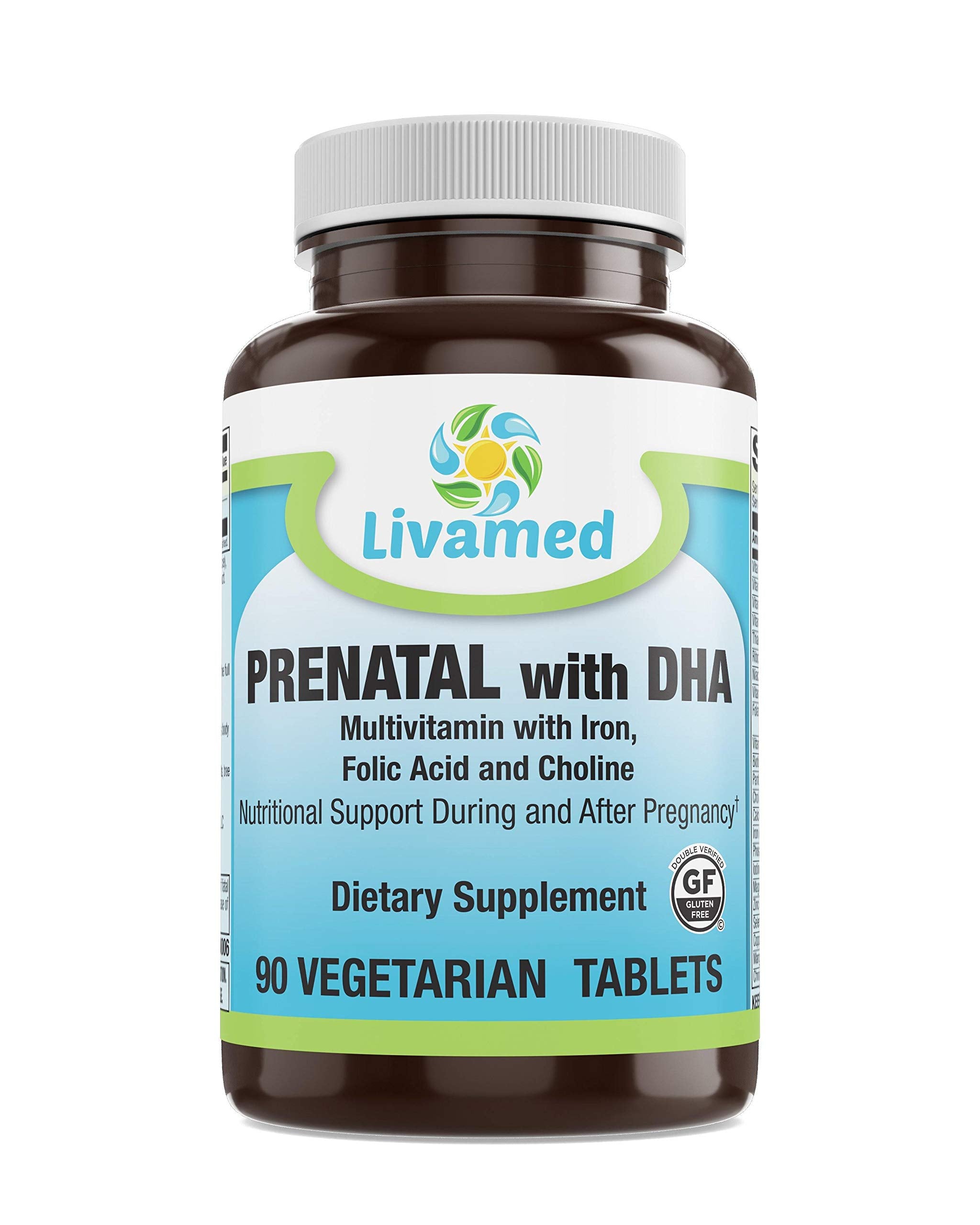 Livamed - Prenatal with DHA Veg Tabs 90 Count