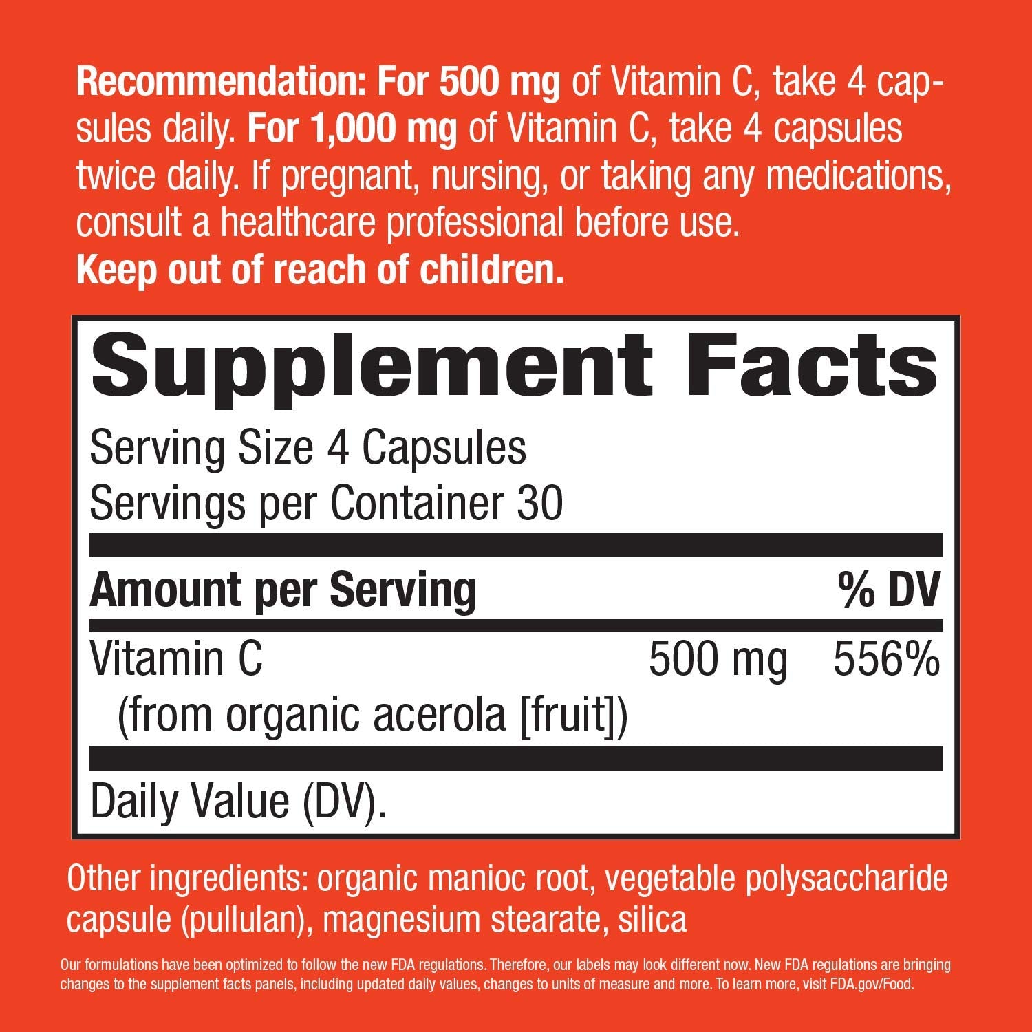 Nature's Way Alive!  Vitamin C Supplement, Made with Organic Fruit, 120 Vegetarian Capsules (Packaging May Vary)