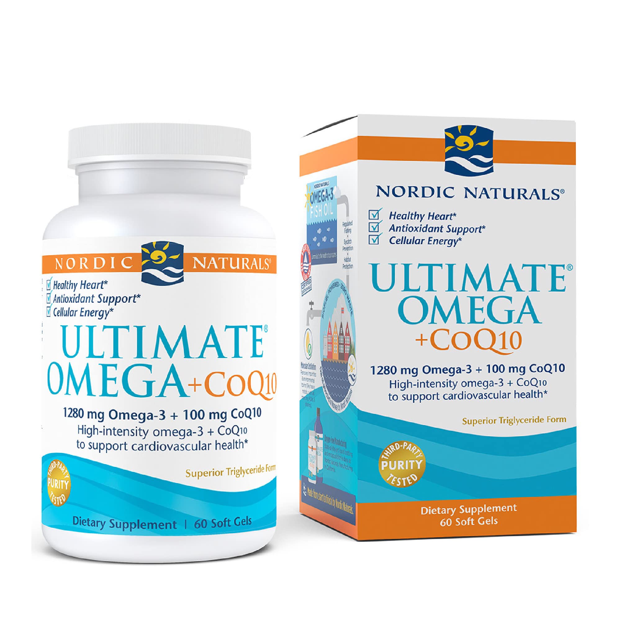 Nordic Naturals - Ultimate Omega +CoQ10, Support for the Heart's Overall Energy Needs, 60 Count