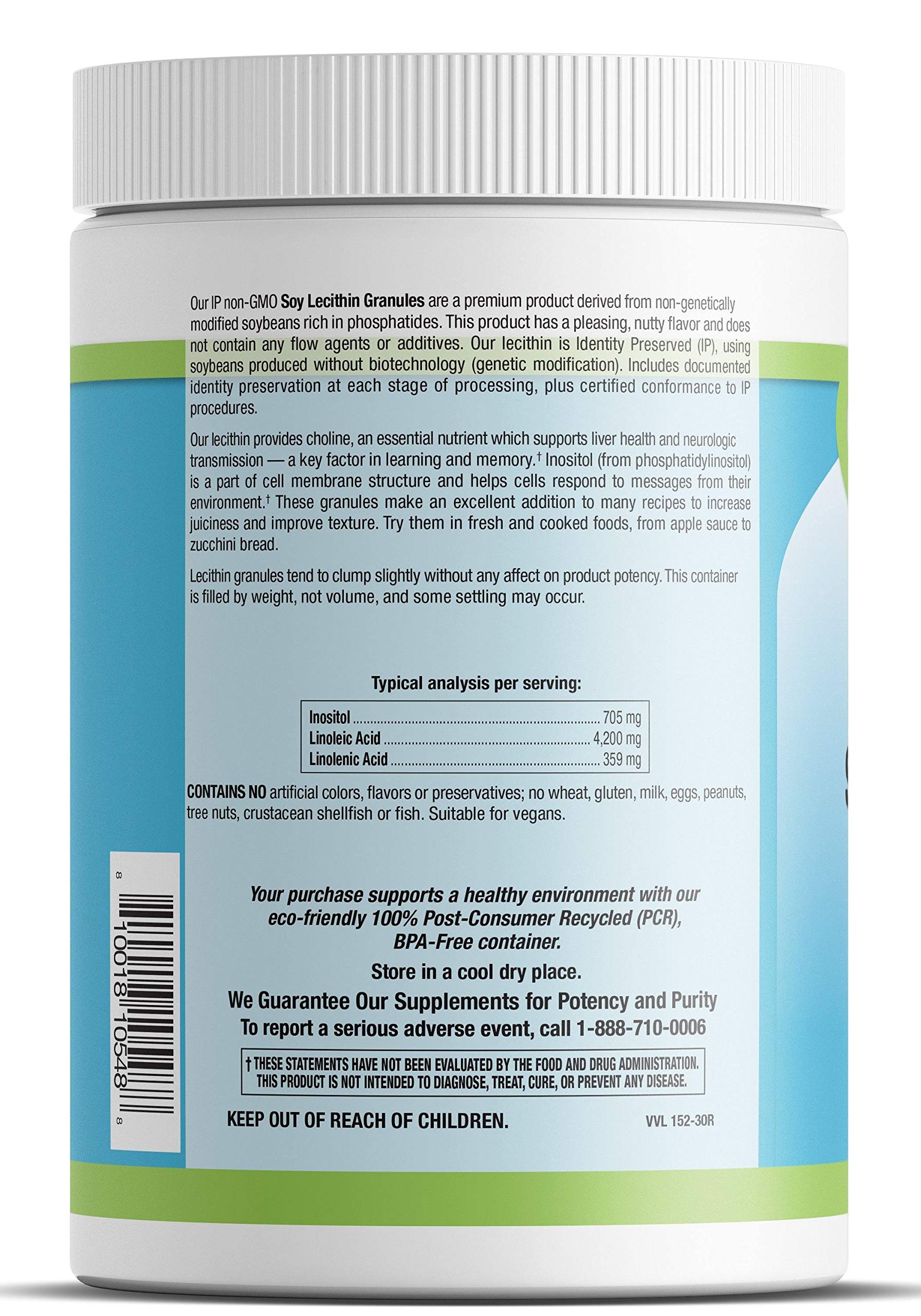 Livamed - IP Non-GMO Soy Lecithin Granules (New PCR Tub Coming Soon) 16 oz Count