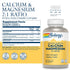 Solaray Calcium & Magnesium Supplement 2:1 Ratio - 180ct VegCap