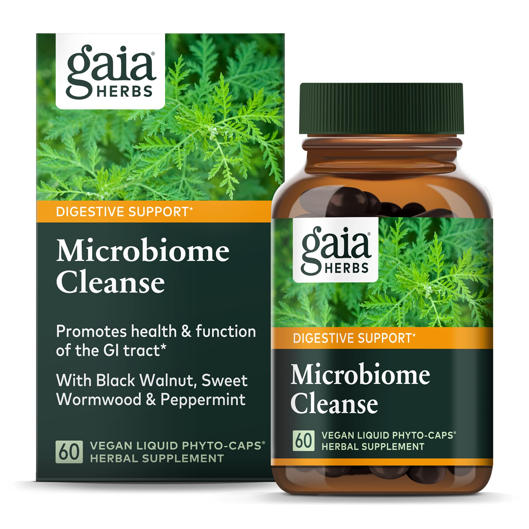 Gaia Herbs Microbiome Cleanse, 60 Count